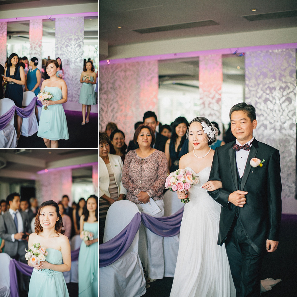 chinese bride, red wedding dress, kensington rooftop gardens, nicholas lau photography