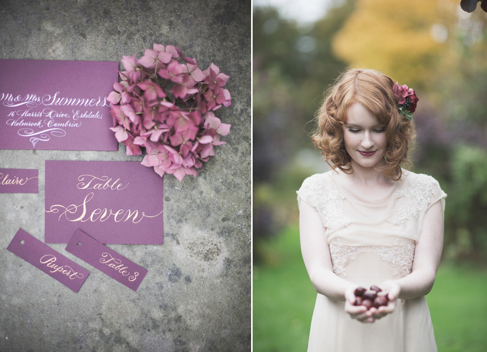 Beautiful Autumn wedding inspiration, imagery by Melissa Beattie Photography, styling by Tebbey & Co. Autumn wedding inspiration