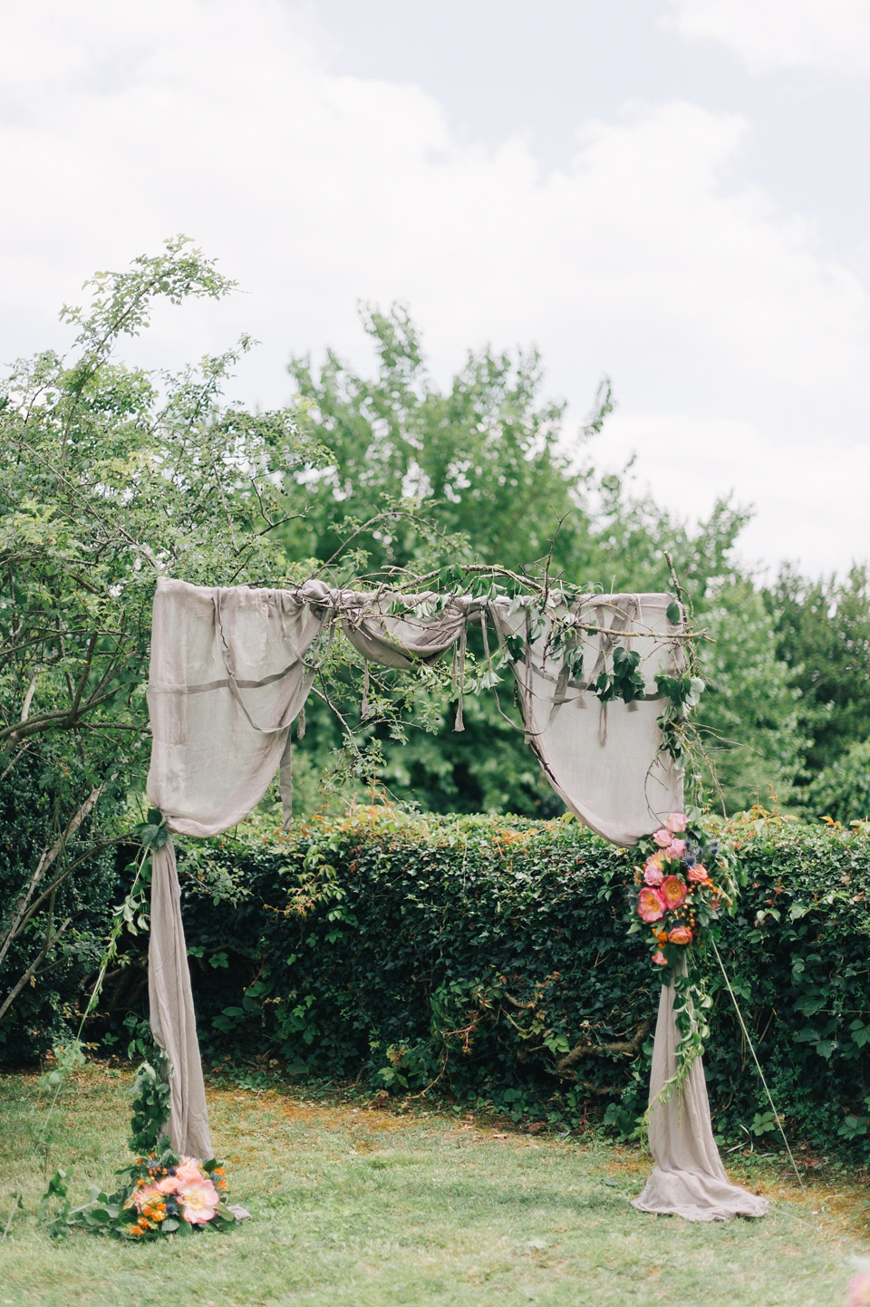 italian wedding, rustic italian wedding, temperley london bride, temperley wedding dress