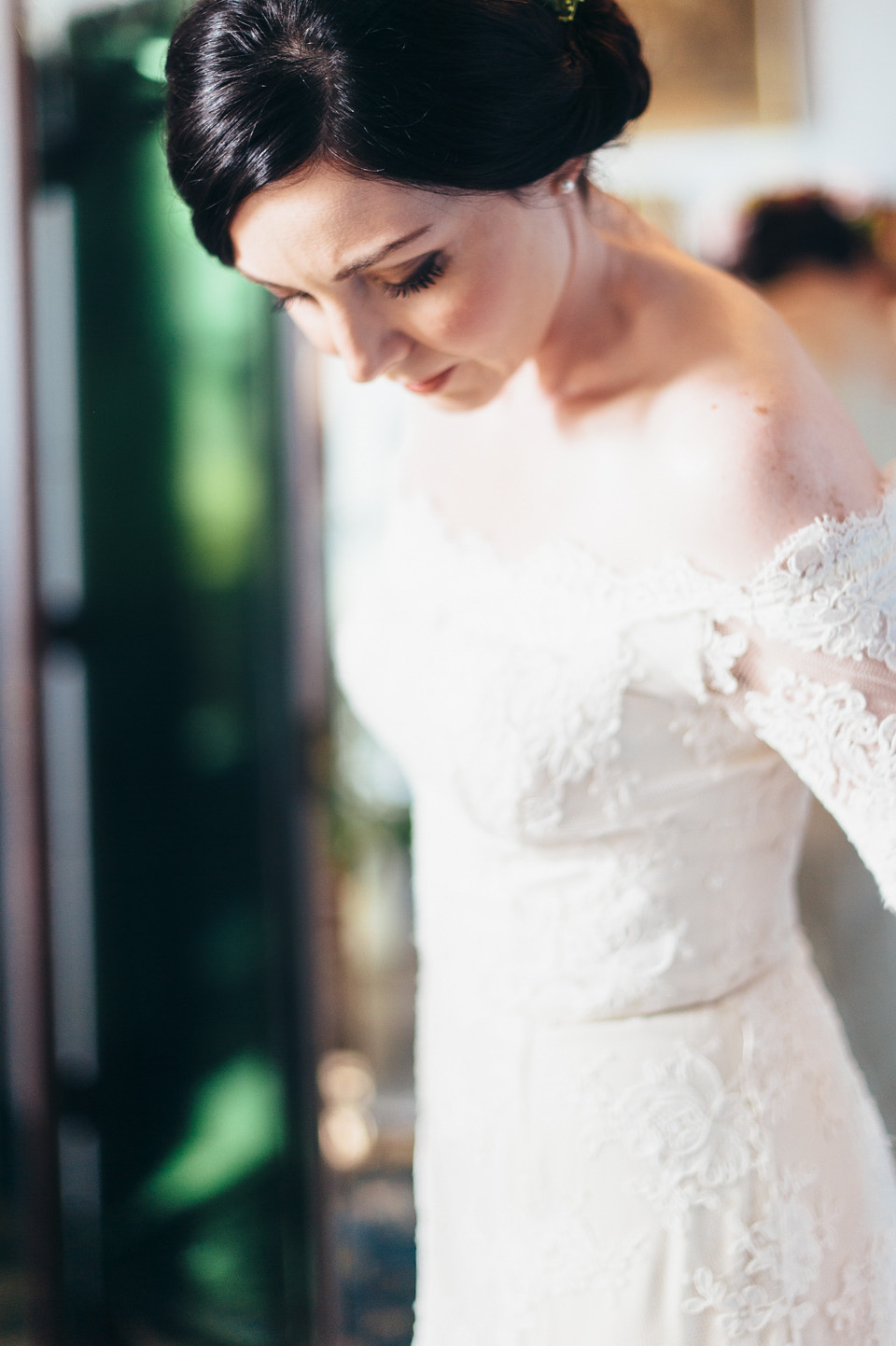 italian wedding, rustic italian wedding, temperley london bride, temperley wedding dress