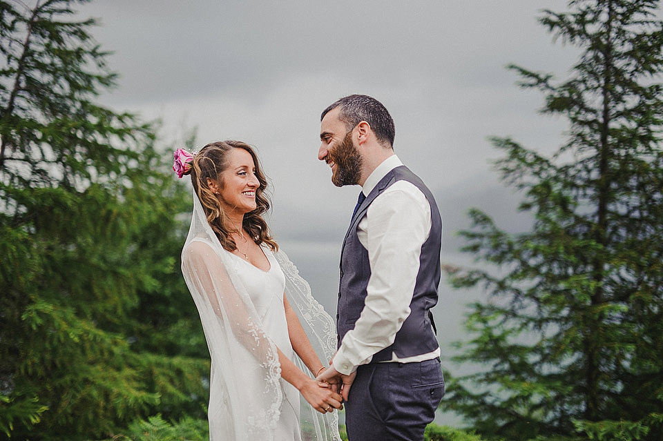 A bride wearing a 'Ghost' wedding dress for her Irish country house wedding inspired by music and traditions. Photography by This Modern Love irish bride, ghost wedding dress, this modern love wedding photography, irish country house wedding