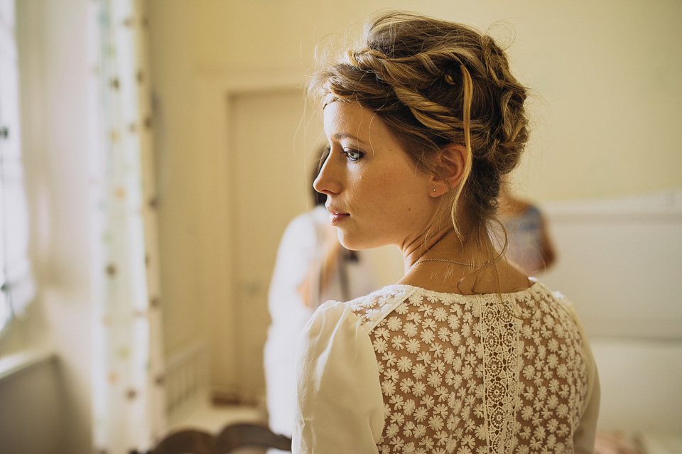 Bucolic bliss - a chic French bride wearing Laure De Sagazan, marries her Argentinian groom in a relaxed, rustic wedding set in the beautiful French countryside. chic french wedding, french country wedding, Laure De Sagazan