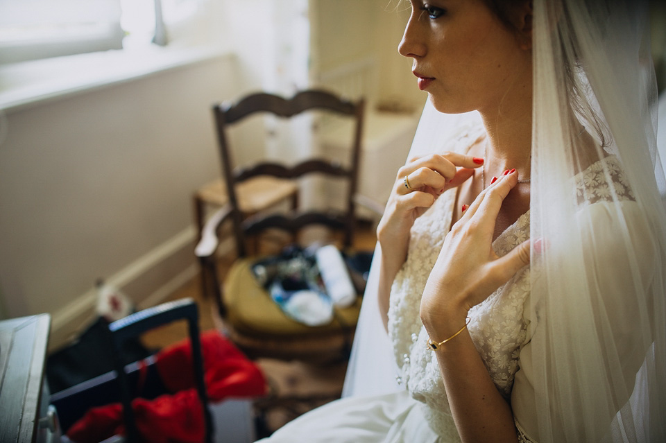 Bucolic bliss - a chic French bride wearing Laure De Sagazan, marries her Argentinian groom in a relaxed, rustic wedding set in the beautiful French countryside. chic french wedding, french country wedding, Laure De Sagazan