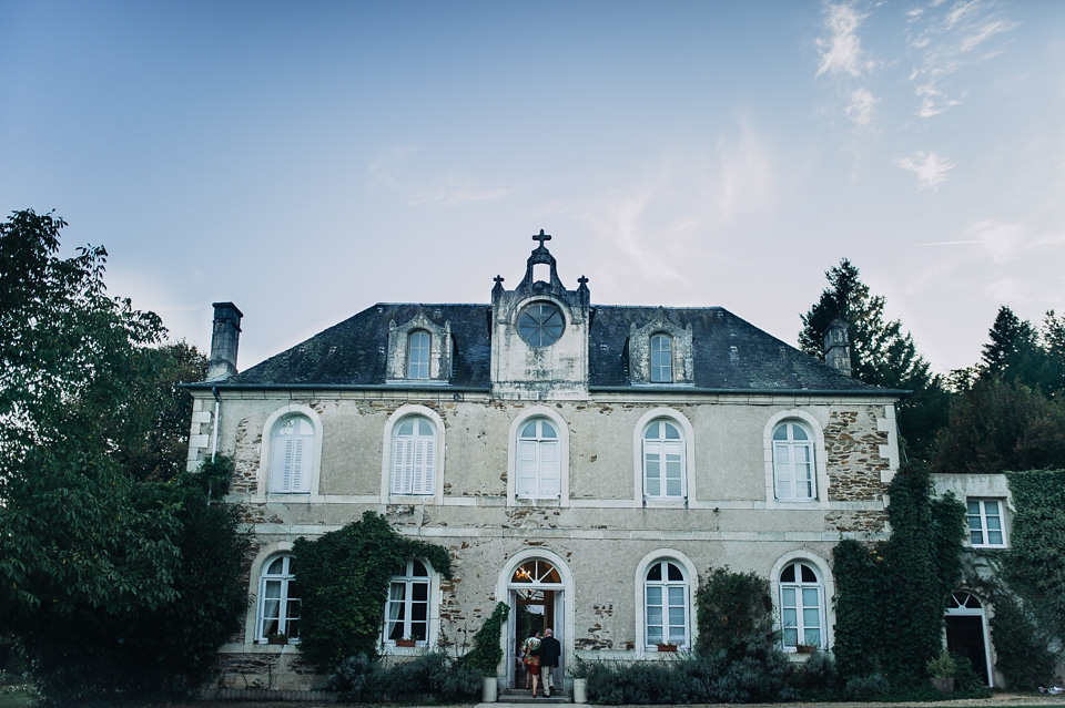 Bucolic bliss - a chic French bride wearing Laure De Sagazan, marries her Argentinian groom in a relaxed, rustic wedding set in the beautiful French countryside. chic french wedding, french country wedding, Laure De Sagazan