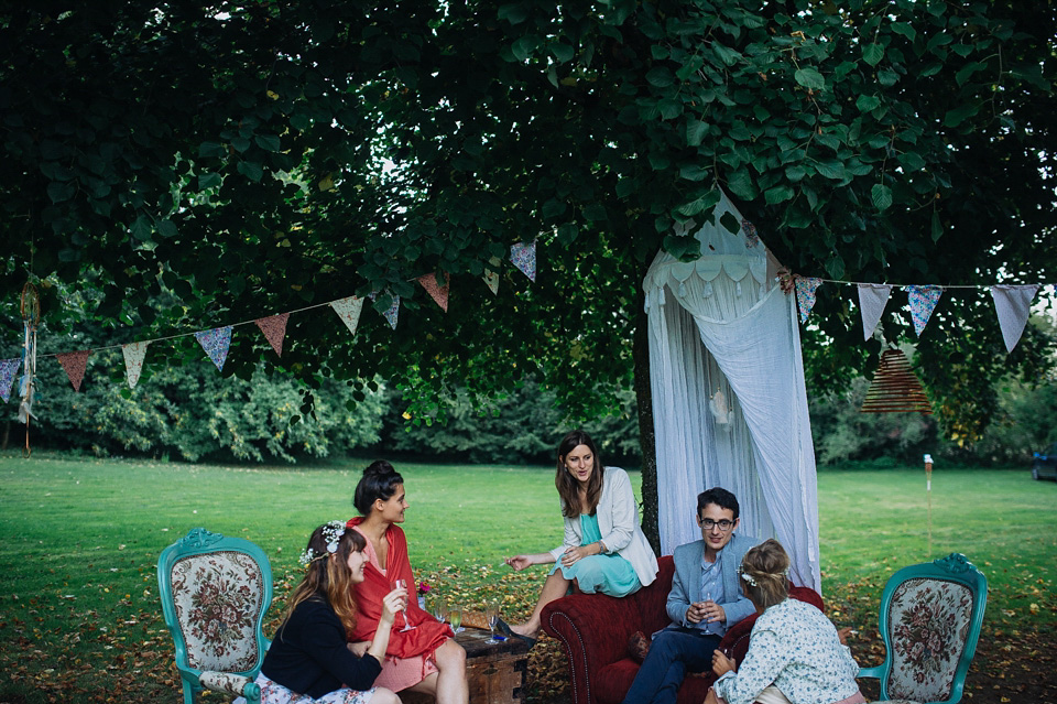 Bucolic bliss - a chic French bride wearing Laure De Sagazan, marries her Argentinian groom in a relaxed, rustic wedding set in the beautiful French countryside. chic french wedding, french country wedding, Laure De Sagazan