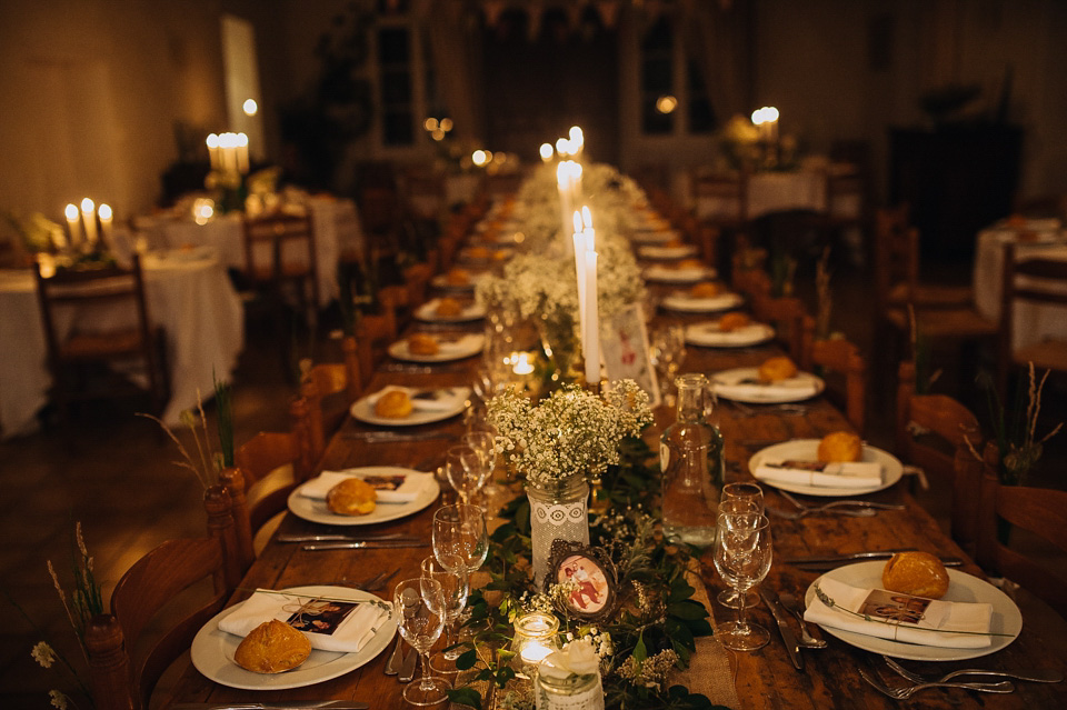 Bucolic bliss - a chic French bride wearing Laure De Sagazan, marries her Argentinian groom in a relaxed, rustic wedding set in the beautiful French countryside. chic french wedding, french country wedding, Laure De Sagazan