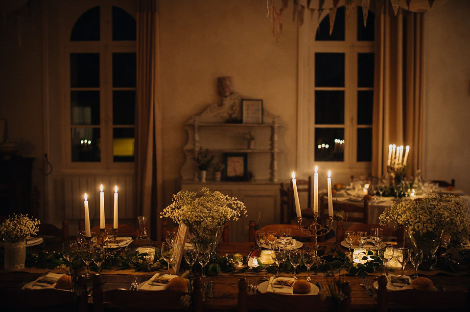 Bucolic bliss - a chic French bride wearing Laure De Sagazan, marries her Argentinian groom in a relaxed, rustic wedding set in the beautiful French countryside. chic french wedding, french country wedding, Laure De Sagazan