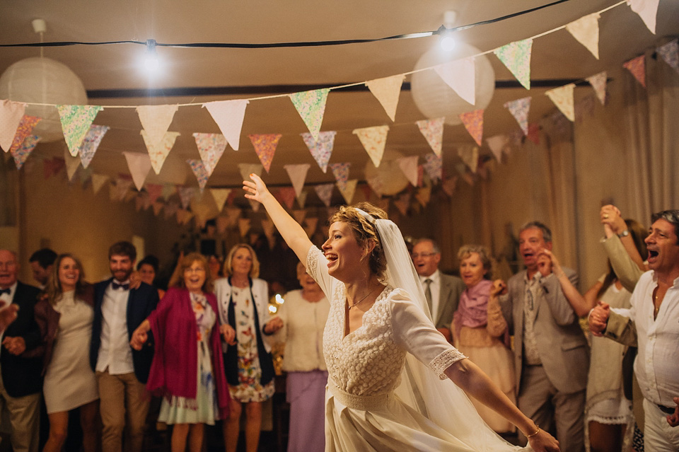 Bucolic bliss - a chic French bride wearing Laure De Sagazan, marries her Argentinian groom in a relaxed, rustic wedding set in the beautiful French countryside. chic french wedding, french country wedding, Laure De Sagazan