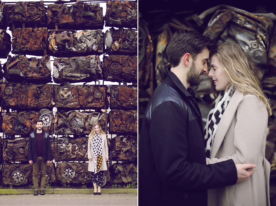 1960s engagement shoot, the custard factory, ella ormerod