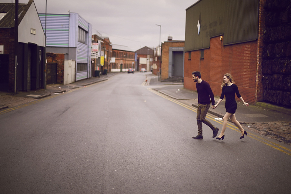 1960s engagement shoot, the custard factory, ella ormerod