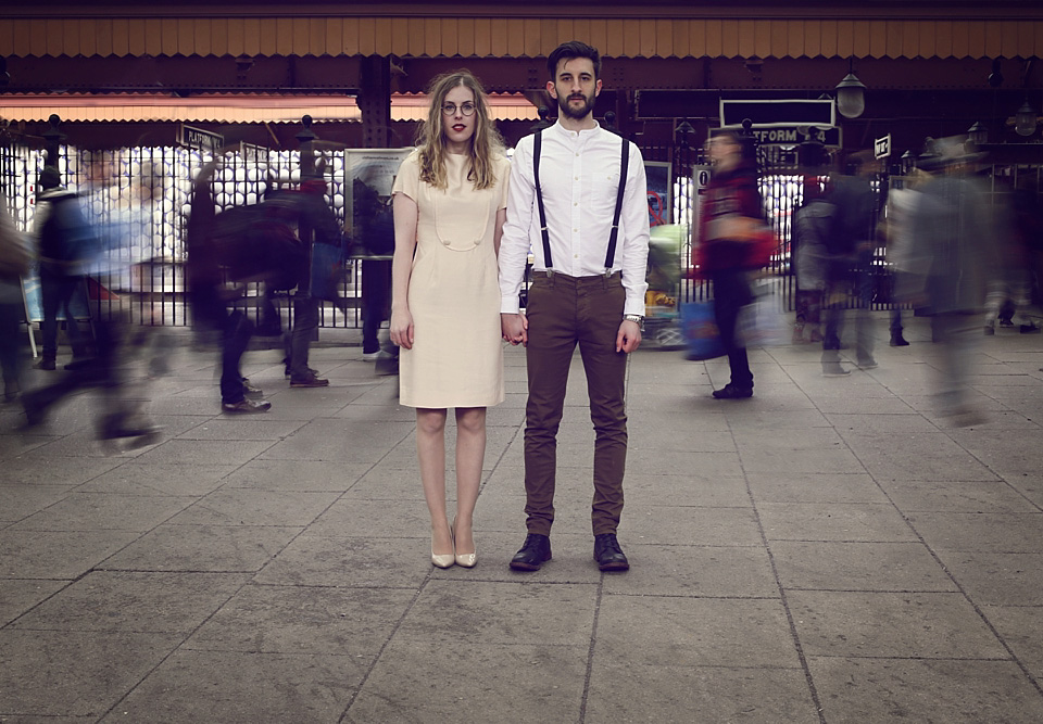 1960s engagement shoot, the custard factory, ella ormerod