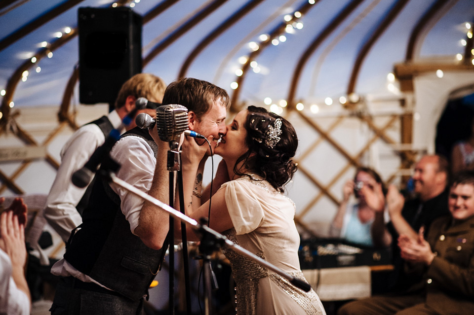 jenny packham aspen, wedding yurts, 1940s vintage, chris seddon photography