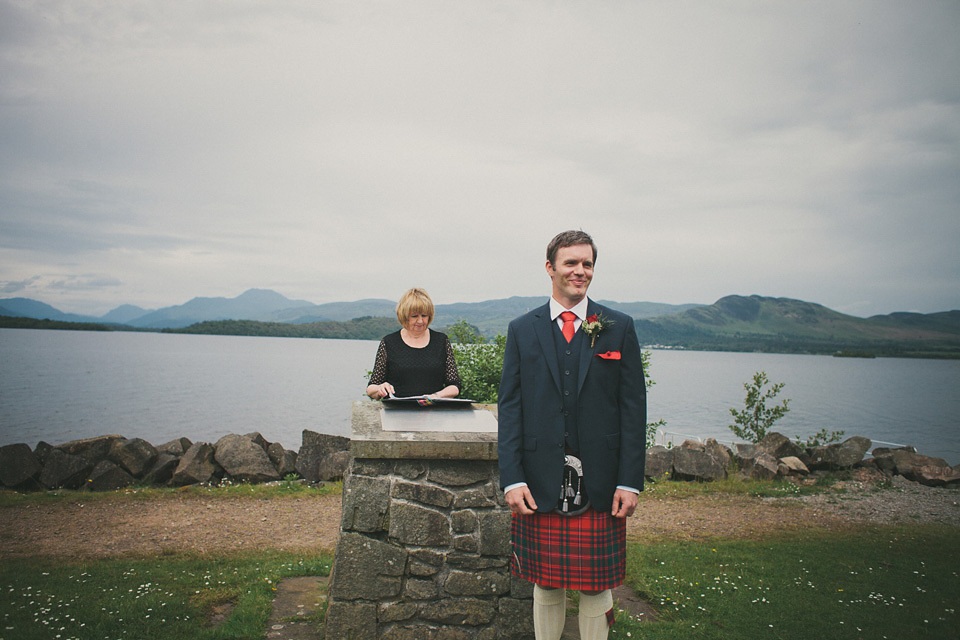 loch lomond weddings, gold wedding dress, floral crown, maureen du preez photography