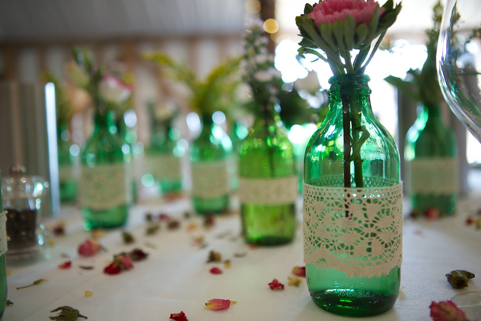 south farm wedding, joanne fleming design, 1950s petticoat, colourful wedding