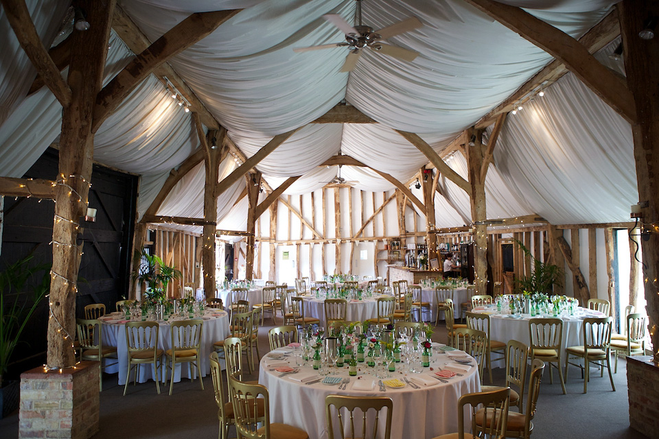 south farm wedding, joanne fleming design, 1950s petticoat, colourful wedding