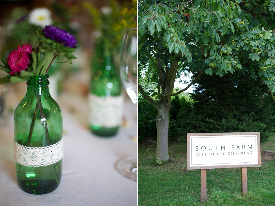 south farm wedding, joanne fleming design, 1950s petticoat, colourful wedding