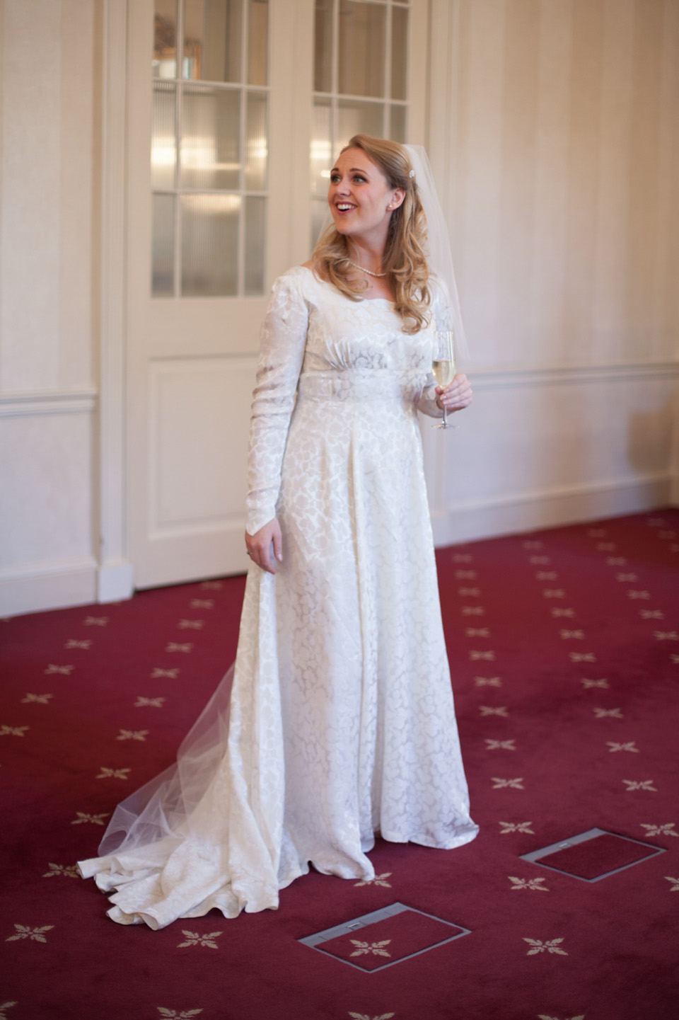 jewish wedding, elizabeth avey, vintage wedding dress, 1940s vintage