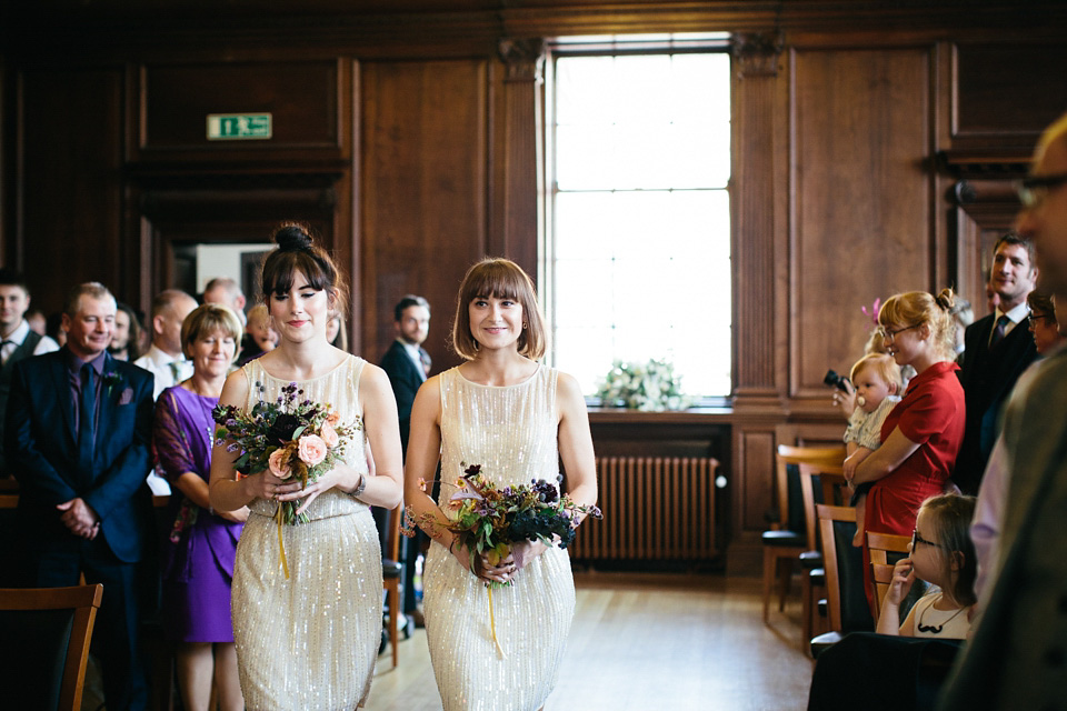 scottish wedding, edinburgh wedding, flossy and dossy wedding dress, caro weiss photography