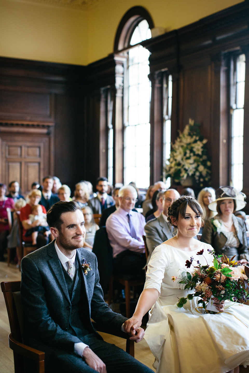 scottish wedding, edinburgh wedding, flossy and dossy wedding dress, caro weiss photography