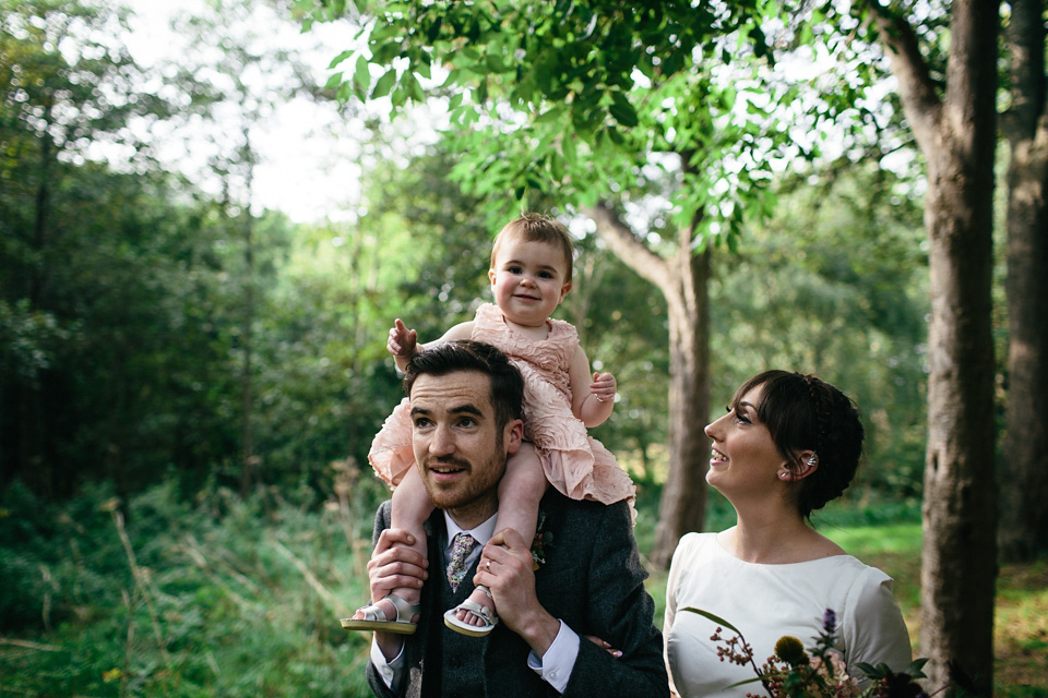 scottish wedding, edinburgh wedding, flossy and dossy wedding dress, caro weiss photography