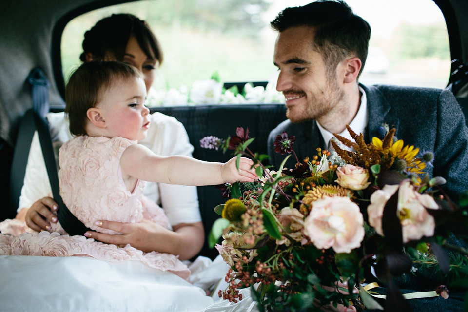 scottish wedding, edinburgh wedding, flossy and dossy wedding dress, caro weiss photography