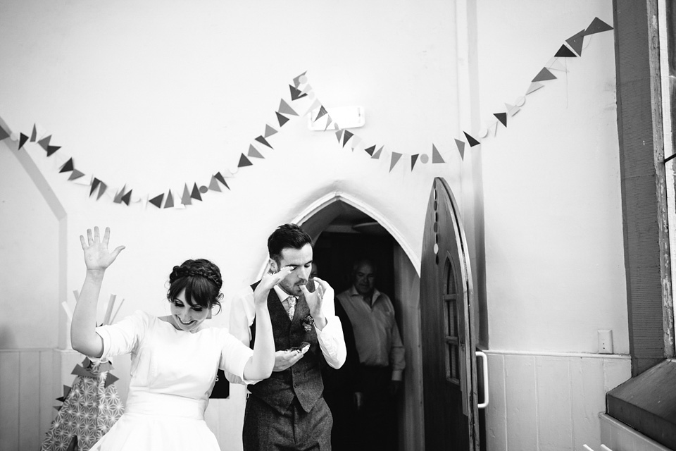 scottish wedding, edinburgh wedding, flossy and dossy wedding dress, caro weiss photography