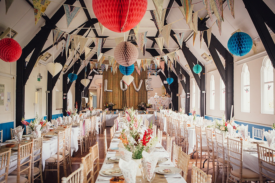 blush pink wedding dress, yolancris, village hall weddings