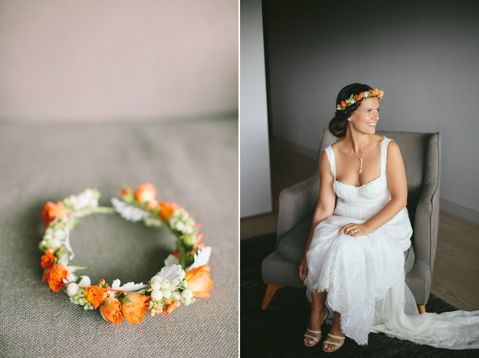 bright and colourful wedding, coral colour wedding