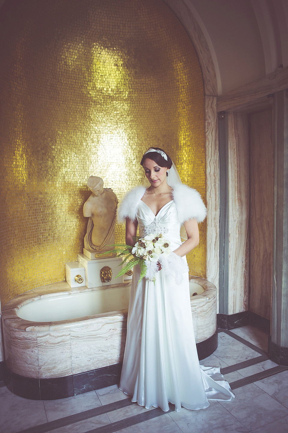 fred and ginger, fred astair, ginger rogers, maggie sottero, my beautiful bride, art deco, eltham palace, black tie wedding