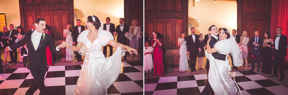 fred and ginger, fred astair, ginger rogers, maggie sottero, my beautiful bride, art deco, eltham palace, black tie wedding