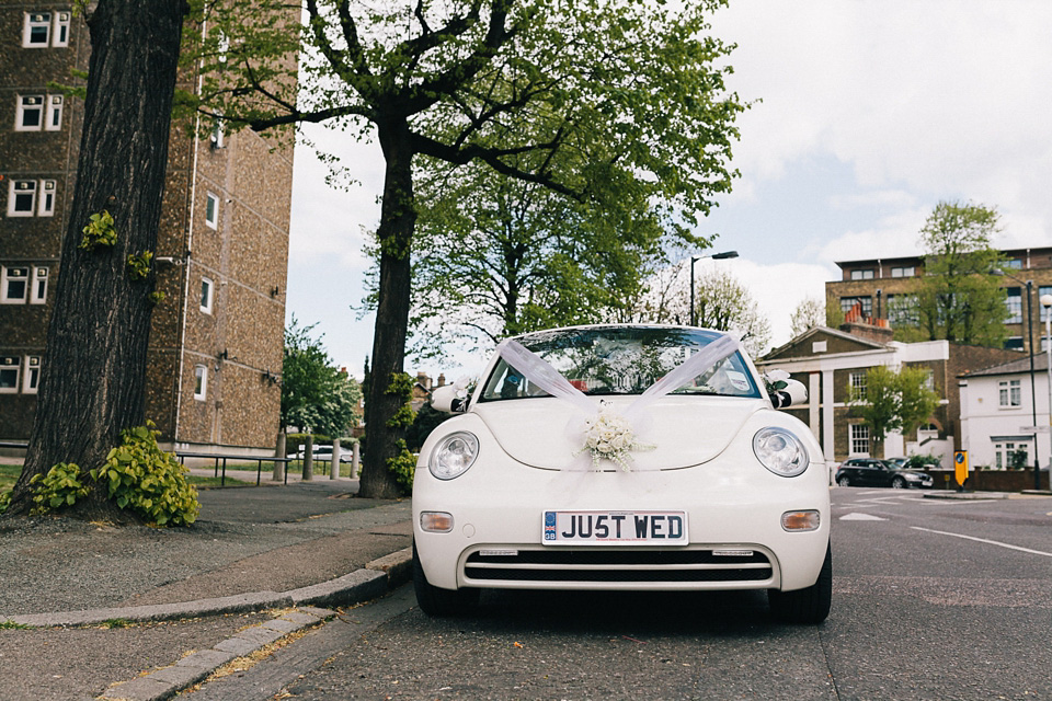 badgley mischka, bridesmaids in black, london pub wedding, brighton photo