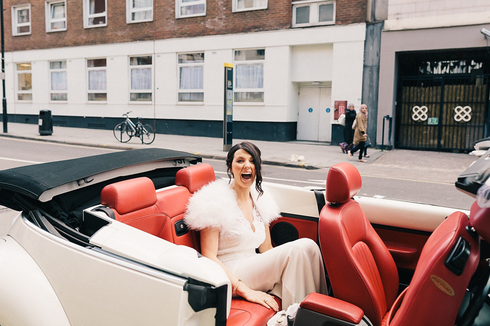 badgley mischka, bridesmaids in black, london pub wedding, brighton photo