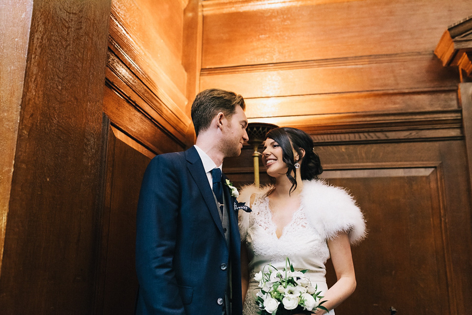 badgley mischka, bridesmaids in black, london pub wedding, brighton photo