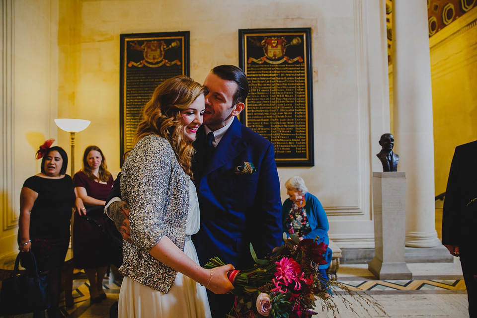 bright colourful wedding, aurea jenny packham, wedding in wales