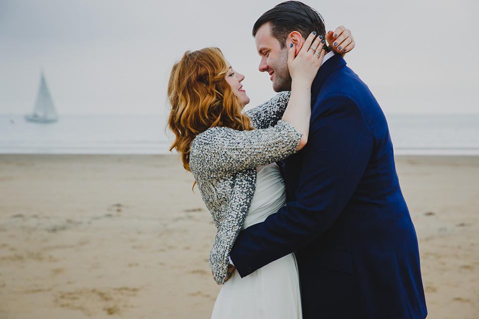 bright colourful wedding, aurea jenny packham, wedding in wales