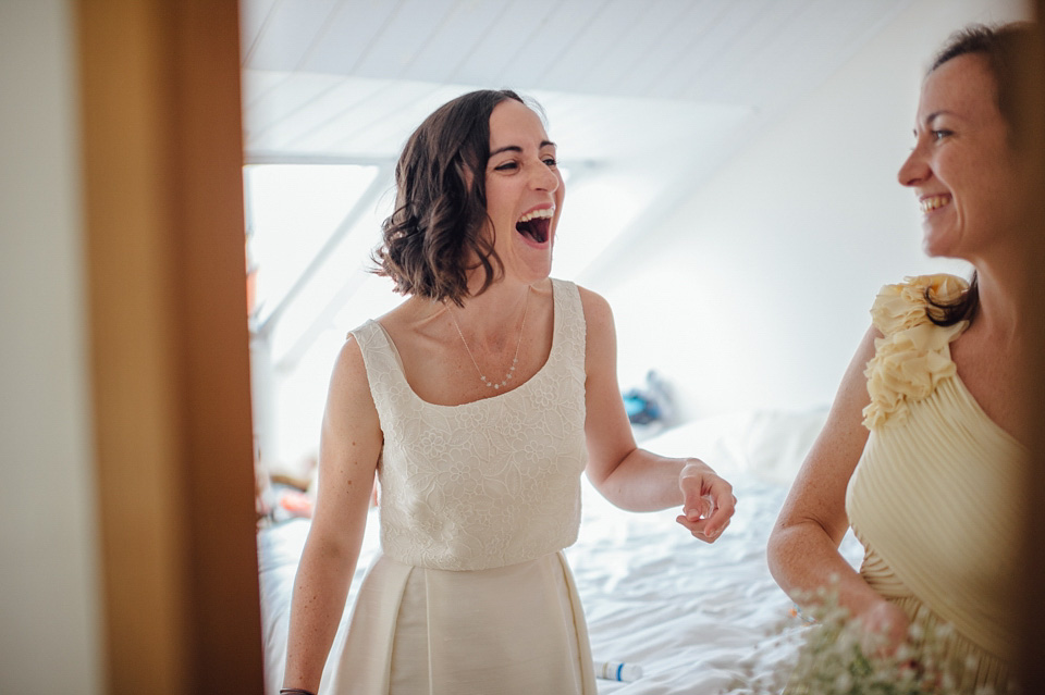 susie stone wedding dress, 2 piece wedding dress, two piece wedding dress, wedding dress separates, crear, scottish weddings, lisa devine photography