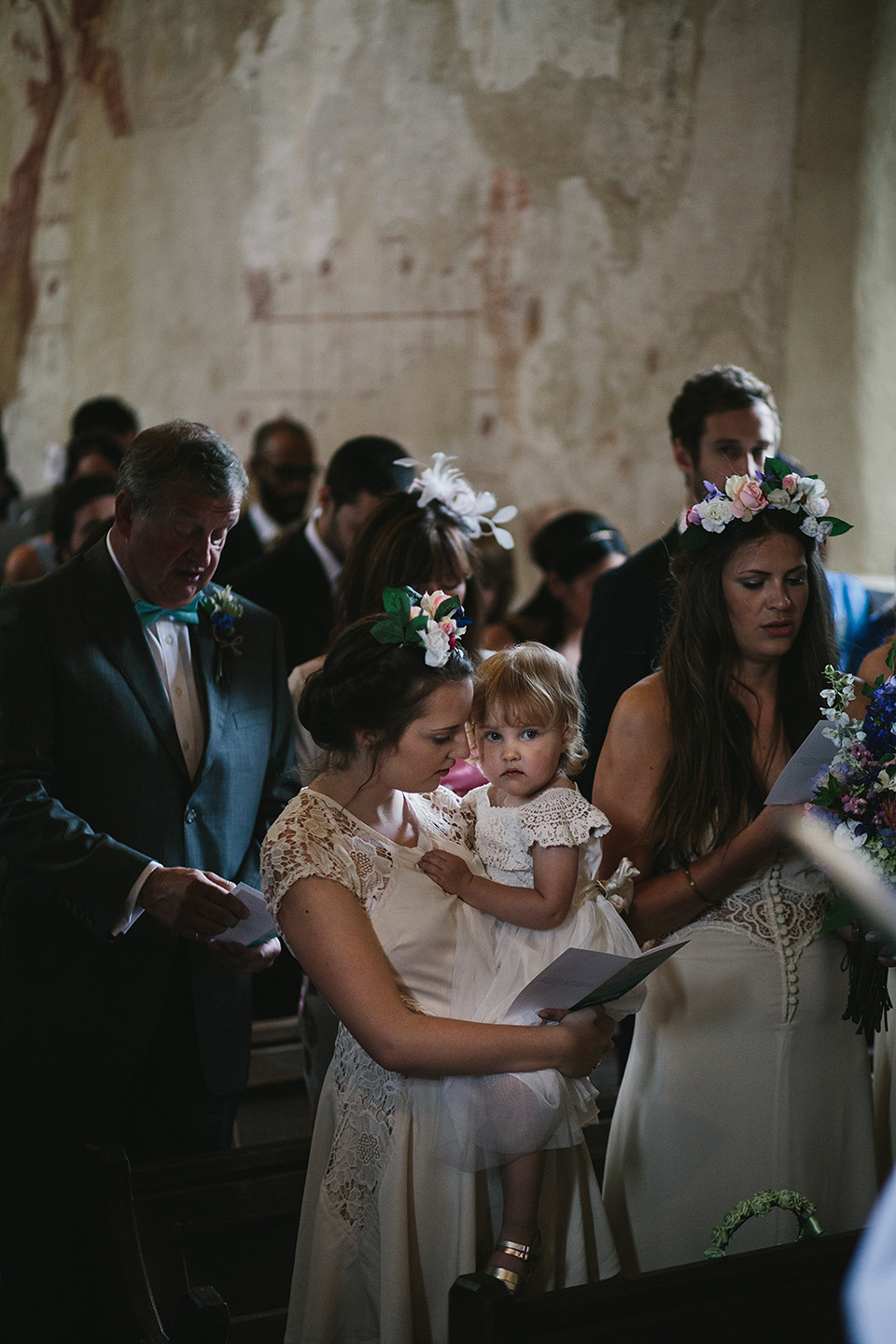 A beautiful bride wearing a Tatyana Merenyuk wedding dress and self-made floral crown for her Tipi wedding at Hill Place in Swansea. Photography by Marshal Gray. Tatyana Merenyuk, tipi wedding, hill place weddings, boho bride, marshal gray