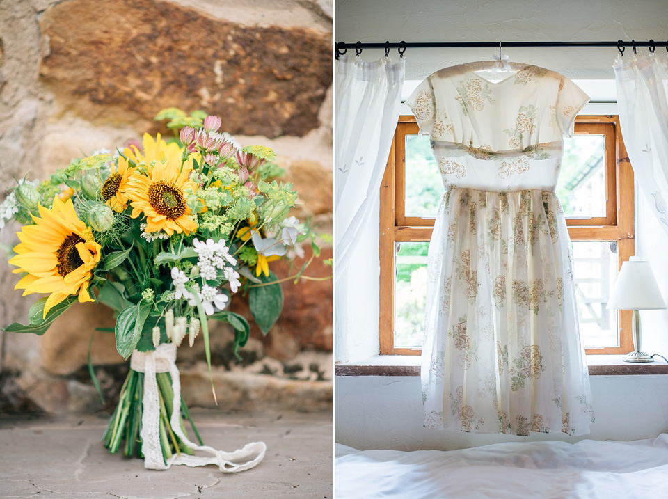 Bridson photography, village hall wedding, 50s vintage wedding dress