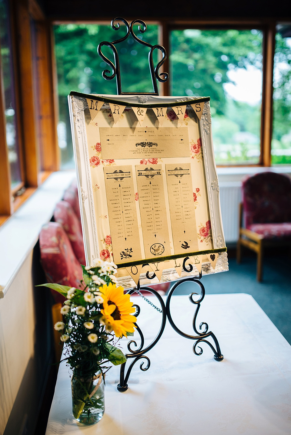 Bridson photography, village hall wedding, 50s vintage wedding dress