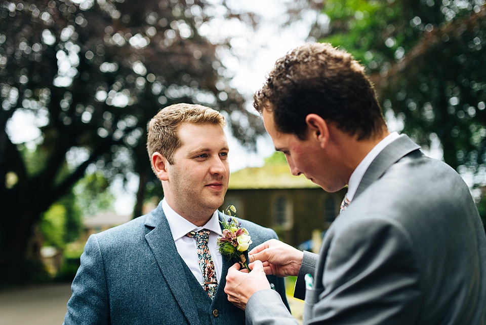 Bridson photography, village hall wedding, 50s vintage wedding dress