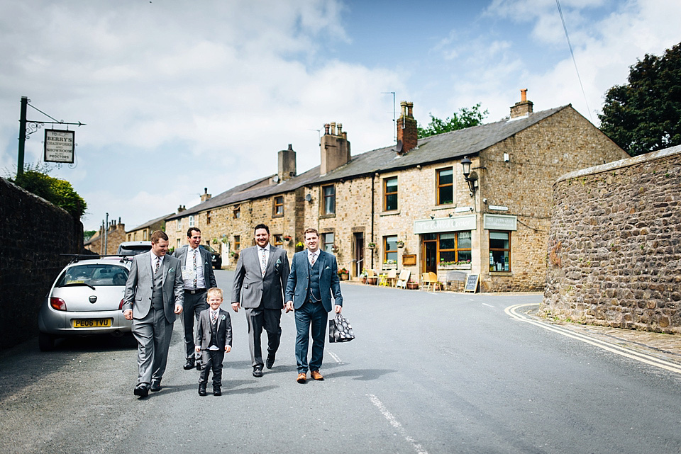 Bridson photography, village hall wedding, 50s vintage wedding dress