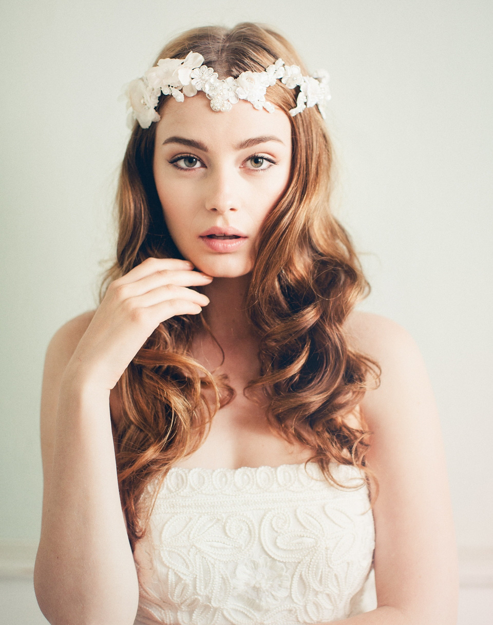 jannie baltzer, luxury headpieces for brides