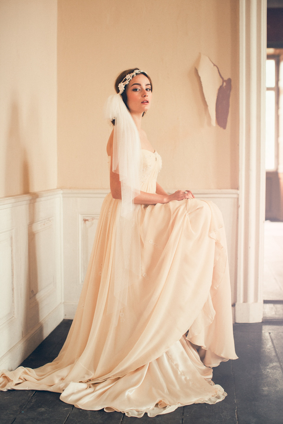 jannie baltzer, luxury headpieces for brides