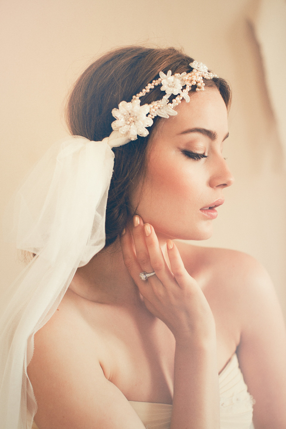 jannie baltzer, luxury headpieces for brides