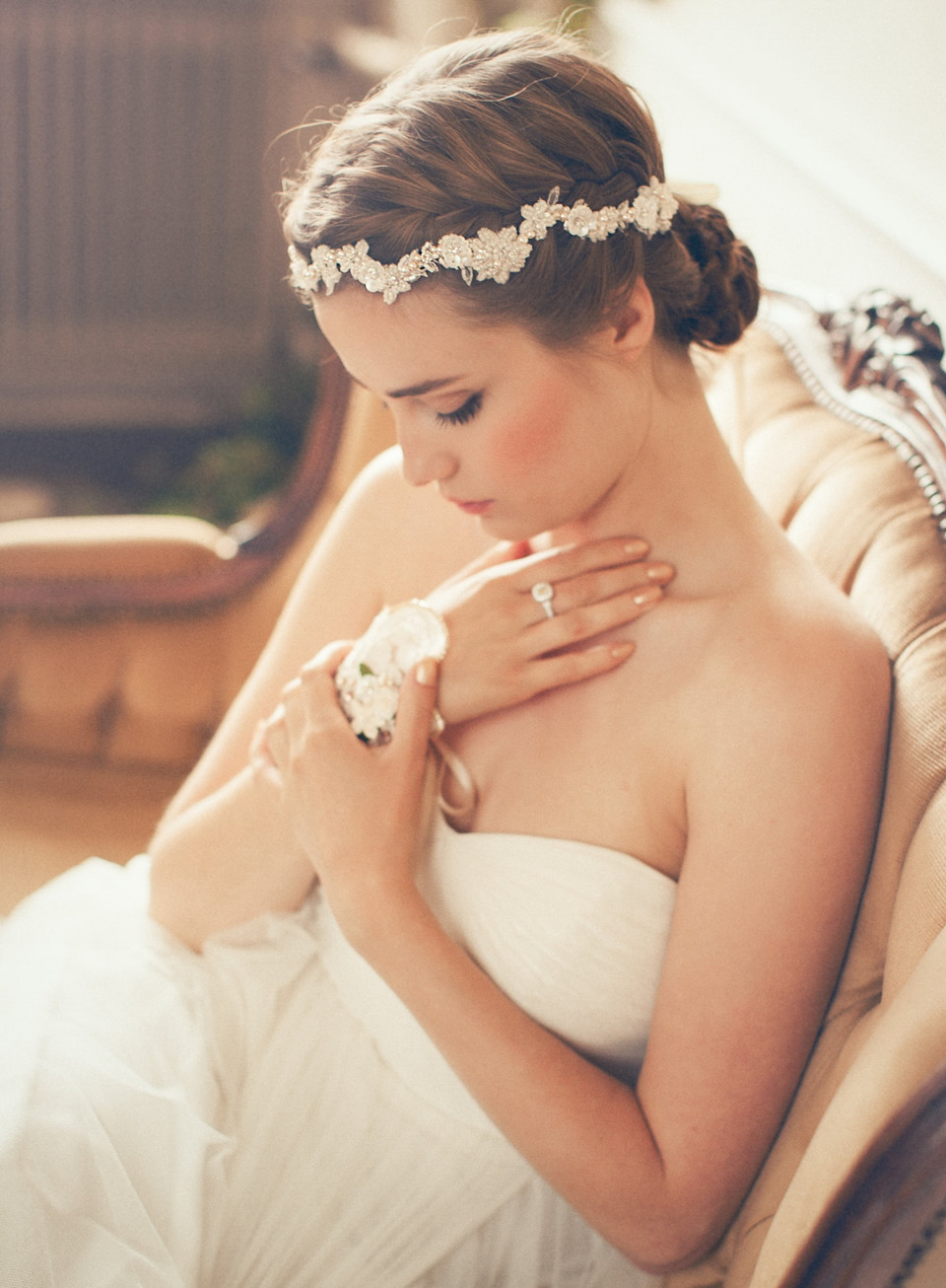 jannie baltzer, luxury headpieces for brides