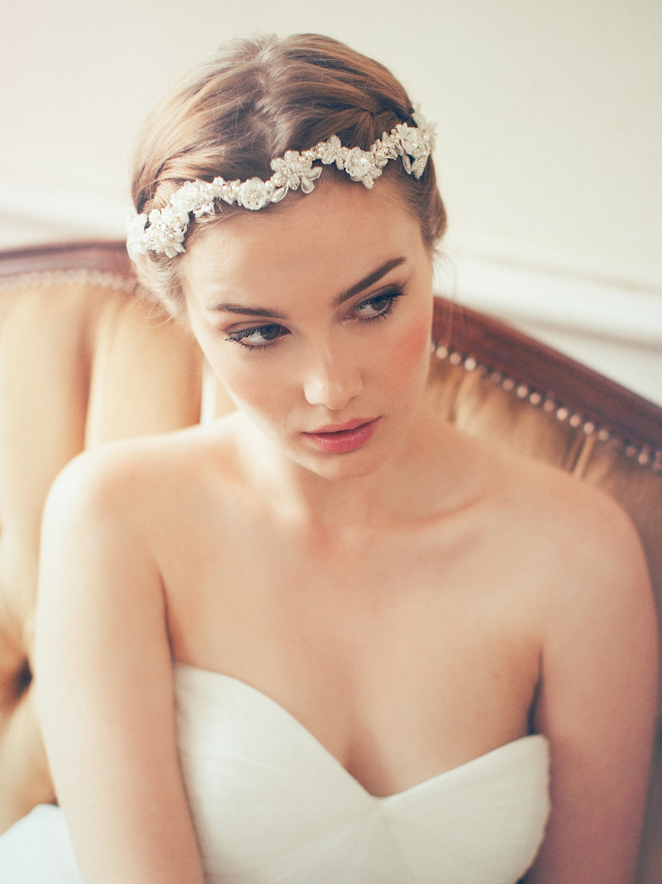 jannie baltzer, luxury headpieces for brides