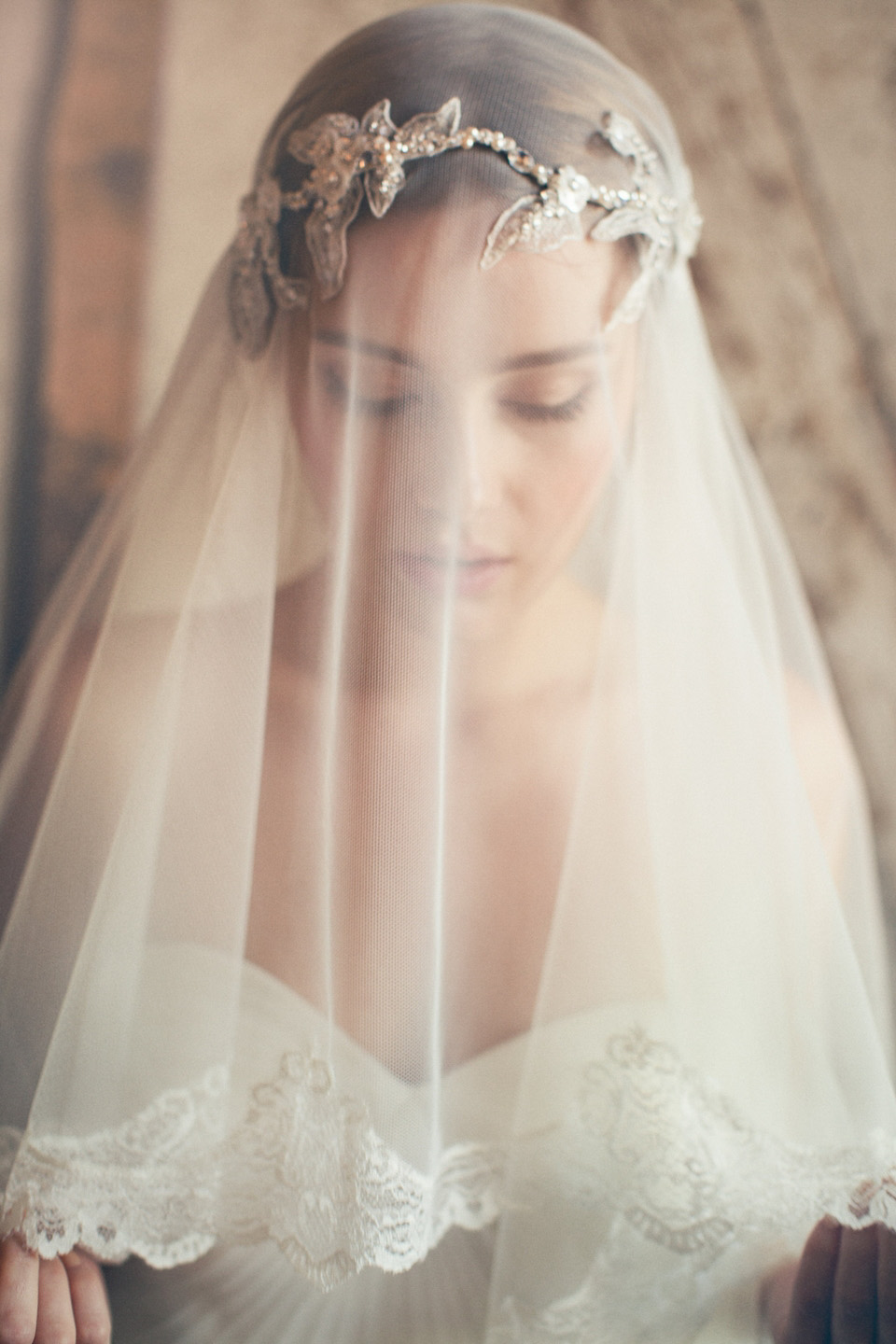 jannie baltzer, luxury headpieces for brides