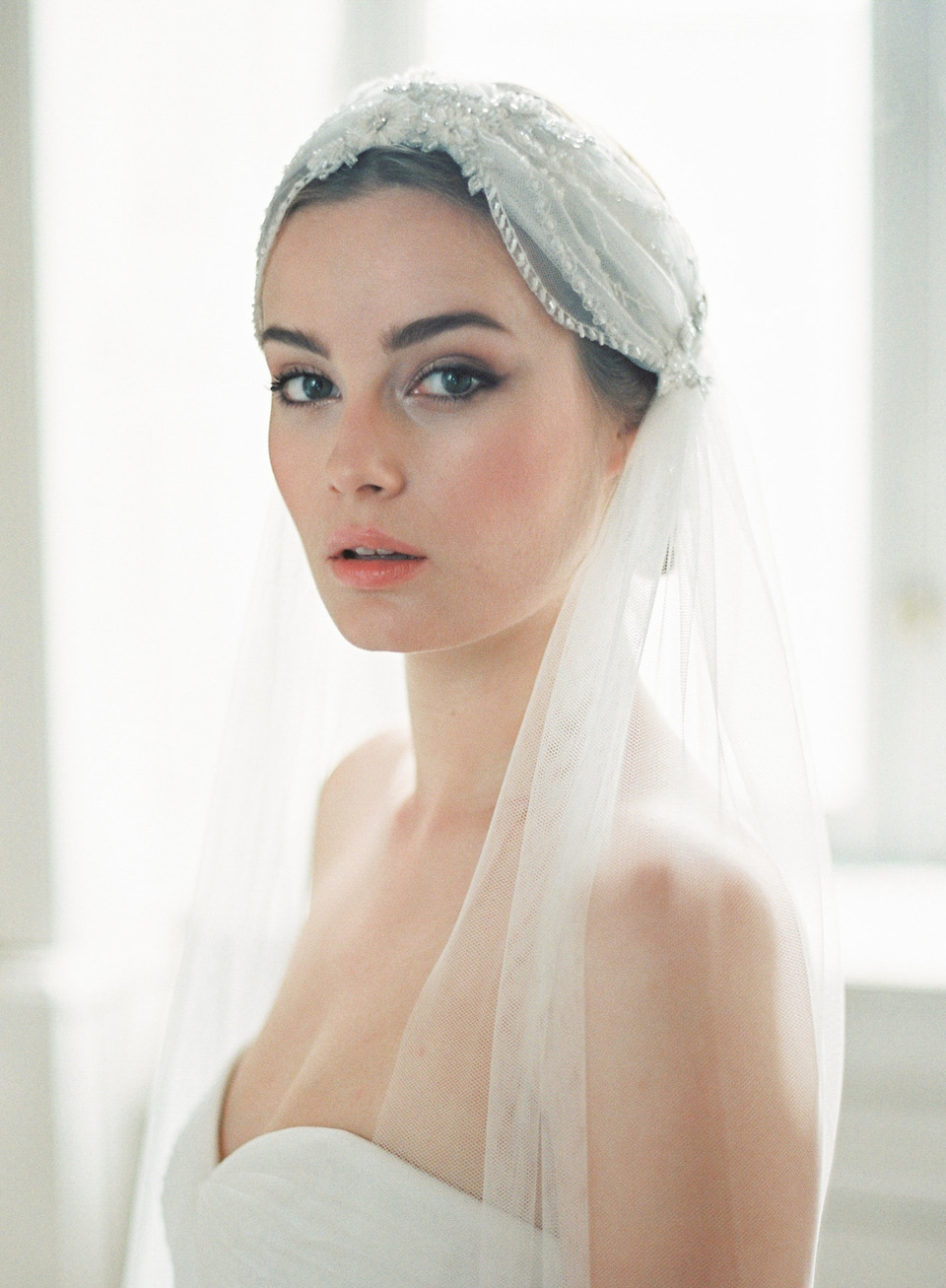 Wedding veil Magda for Sale at NY City Bride