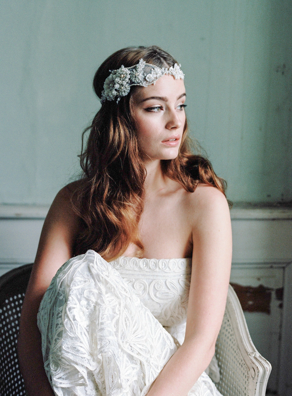 jannie baltzer, luxury headpieces for brides