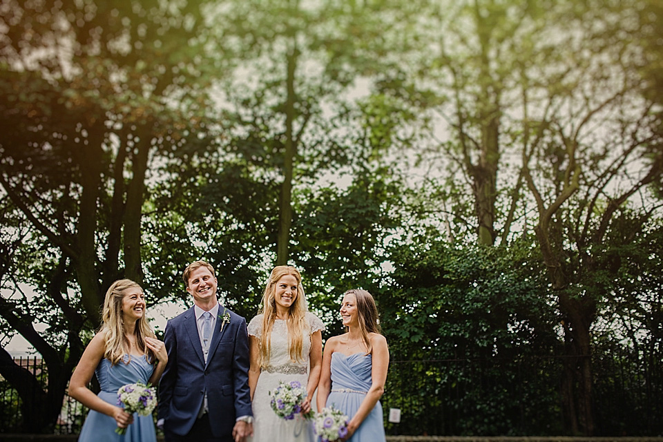 cymbeline wedding dress, pale blue wedding, september weddings, lola rose photography